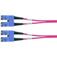 Telegärtner Glasfaser LWL Anschlusskabel [1x SC-Stecker - 1x SC-Stecker] 50/125 µ Multimode OM4 1.