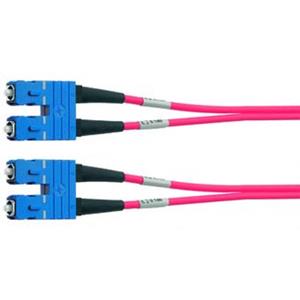 Telegärtner Glasfaser LWL Anschlusskabel [1x SC-Stecker - 1x SC-Stecker] 50/125 µ Multimode OM4 2.