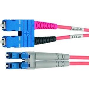 Telegärtner Glasfaser LWL Anschlusskabel [1x SC-Stecker - 1x LC-Stecker] 50/125 µ Multimode OM4 3.