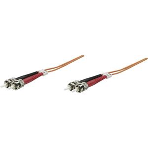 intellinet Glasfaser LWL Anschlusskabel [1x ST-Stecker - 1x ST-Stecker] 62,5/125 µ Multimode OM1 3.