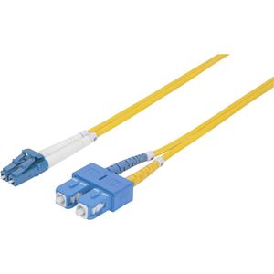 intellinet Glasfaser LWL Anschlusskabel [1x LC-Stecker - 1x SC-Stecker] 9/125 µ Singlemode OS2 1.00