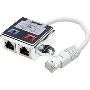 Intellinet 504195 RJ-45 RJ-45 Zilver kabeladapter/verloopstukje