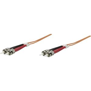 intellinet Glasfaser LWL Anschlusskabel [1x ST-Stecker - 1x ST-Stecker] 62,5/125 µ Multimode OM1 5.