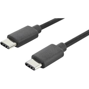 Kabel USB 2.0 Digitus [1x USB 2.0 stekker C - 1x USB 2.0 stekker C] 1.8 m Zwart