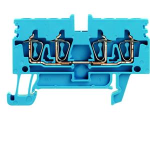 Weidmüller Durchgangs-Reihenklemme ZDU 2.5N/4AN BL Inhalt: 50St.