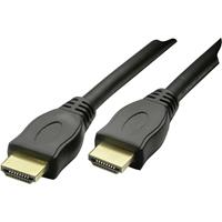 schwaiger HDMI Anschlusskabel [1x HDMI-Stecker - 1x HDMI-Stecker] 5.00m Schwarz