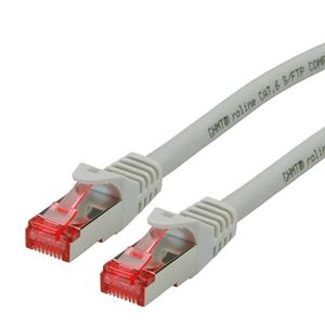 Roline 21.15.2605 RJ45 Netzwerkkabel, Patchkabel CAT 6 S/FTP 5.00m Grau 1St.