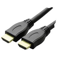 schwaiger HDMI Anschlusskabel [1x HDMI-Stecker - 1x HDMI-Stecker] 1.30m Schwarz