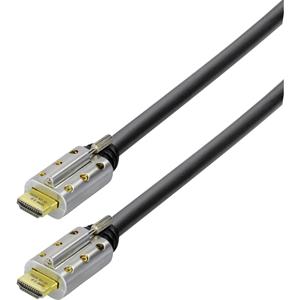 maxtrack HDMI Anschlusskabel [1x HDMI-Stecker - 1x HDMI-Stecker] 10.00m Schwarz