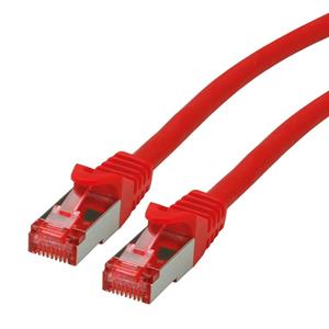 Roline 21.15.2952 RJ45 Netzwerkkabel, Patchkabel CAT 6 S/FTP 0.30m Rot