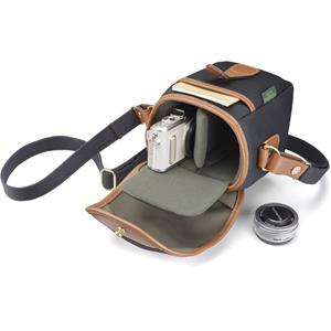 Billingham 72 Camera Pouch - Black/Tan