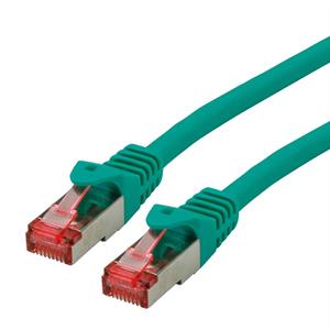 Roline 21.15.2954 RJ45 Netzwerkkabel, Patchkabel CAT 6 S/FTP 0.30m Grün