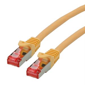 Roline 21.15.2953 RJ45 Netzwerkkabel, Patchkabel CAT 6 S/FTP 0.30m Gelb