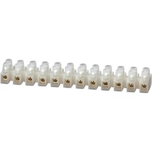 TRU Components 621293 Kroonsteen Flexibel: 1.5-2.5 mm ² Massief: 1.5-2.5 mm ² Aantal polen: 12 1 stuks Wit