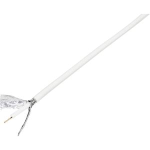 Trucomponents TRU COMPONENTS 1567363 Coaxkabel Buitendiameter: 6.60 mm RG6 /U 75 Ώ 120 dB Wit 50 m
