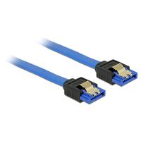 Tragant Kabel SATA 6 Gb/s Buchse gerade > SATA Buchse gerade 50 cm blau