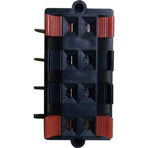 Luidsprekerconnector Bus, inbouw horizontaal TRU Components Aantal polen: 8