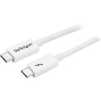 StarTech.com Thunderbolt 3 (20Gbps) USB C Cable - White - 2m