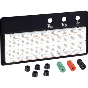 TRU COMPONENTS EIC-102B Breadboard Totaal aantal polen 830 (l x b x h) 165 x 55 x 8.5 mm 1 stuks