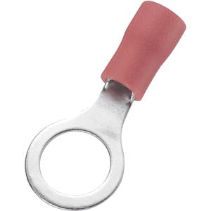 trucomponents Ringkabelschuh Querschnitt (max.)=1.50mm² Loch-Ø=8.4mm Teilisoliert Rot 100S