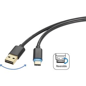 renkforce USB-C™ 2.0 Schnellladekabel 1,5m