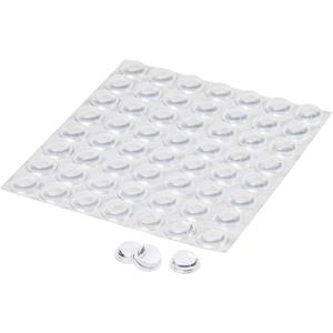 3M SJ 5312 MPCB Apparaatvoeten Zelfklevend, Rond Transparant (Ã x h) 12.7 mm x 3.5 mm 56 stuks