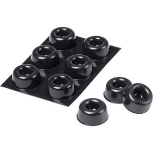 3M SJ 5009 MPBB Apparaatvoet Zelfklevend, Rond Zwart (Ø x h) 22.3 mm x 10.1 mm 6 stuk(s)