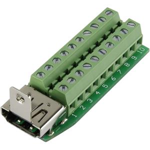 HDMI-connector Bus, inbouw horizontaal TRU COMPONENTS HDMI-AFT-2 Aantal polen: 20