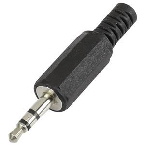 trucomponents Klinken-Steckverbinder 3.5mm Stecker, gerade Polzahl: 3 Stereo Schwarz