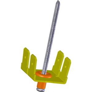 Vogt AG Verbindungstechnik 388041.67 Splitter voor platte connectoren Nietbaar Insteekbreedte: 6.30 mm Insteekdikte: 0.80 mm 95 ° Ongeïsoleerd Messing 100 stuk(s)
