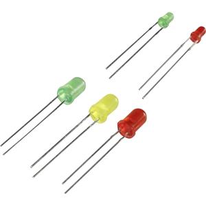 Trucomponents TRU COMPONENTS LED-assortiment Groen, Rood, Geel Rond 3 mm, 5 mm 1 set