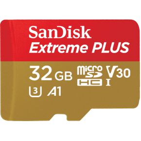 SANDISK Extreme Plus MicroSDHC 32 GB 100 MB/s