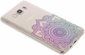 Multicolor mandala design TPU hoesje voor de Samsung Galaxy J7 (2016)