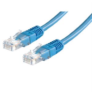 Value 21.99.1524 RJ45 Netzwerkkabel, Patchkabel CAT 6 U/UTP 0.50m Blau