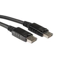 Roline DisplayPort Anschlusskabel 3.00m Geschirmt Schwarz [1x DisplayPort Stecker - 1x DisplayPort S