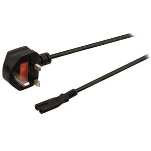 Falcon Eyes UK Stroomkabel met C7 plug - zwart - 5 meter