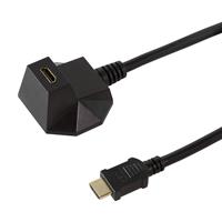 LogiLink HDMI Verlengkabel HDMI-A stekker, HDMI-A bus 1.50 m Zwart CH0041 HDMI-kabel