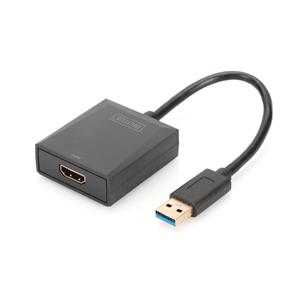 DIGITUS USB 3.0 - HDMI Video Adapter, schwarz