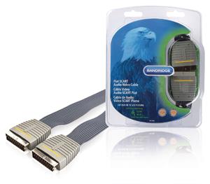 Platte SCART Audio Video Kabel 5.0 m - Bandridge