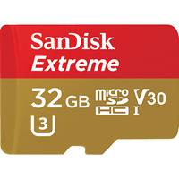 SanDisk Extreme 32GB MicroSDHC Geheugenkaart