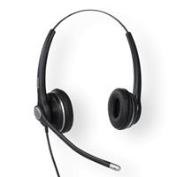 SNOM A100D Headset Binaural Telefon-Headset QR (Quick Release), RJ09-Stecker schnurgebunden On Ear