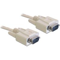 DeLOCK Seriële kabel 9p SUB-D (m) - 9p SUB-D (m) - RS232 - 1 meter