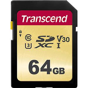 transcend 64GB UHS-I U3 SD kaart