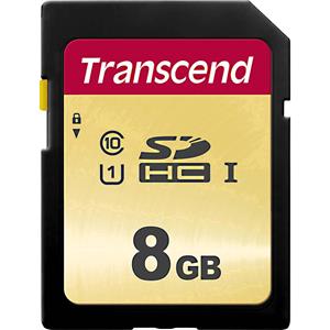 transcend 8GB UHS-I U1 SD kaart