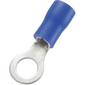 trucomponents TRU COMPONENTS 1572136 Ringkabelschoen Dwarsdoorsnede (max.): 2.50 mm² Gat diameter: 5.2 mm Deels geïsoleerd Blauw 100 stuk(s)