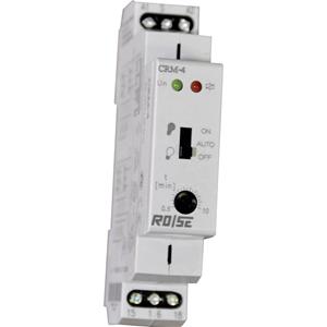 Rose LM CRM-4/230 Treppenhaus-Lichtautomat 230 V/AC 1 St. Zeitbereich: 0.5 - 10 min 1 Wechsler X182901