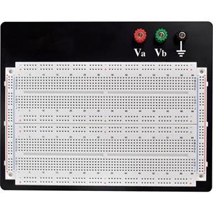 Trucomponents TRU COMPONENTS 0165-40-1-32022B Breadboard Totaal aantal polen 1800 (l x b x h) 114.3 x 186.2 x 8.4 mm 1 stuks