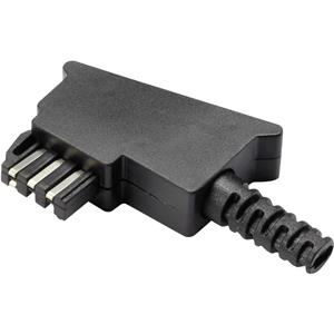 trucomponents TAE-Bausatz, F-Kodierung Stecker, gewinkelt GM02F Schwarz Inhalt: 1St.