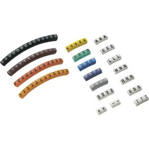 Trucomponents TRU COMPONENTS 545010 ECMKP-2 Markeerclip Opdruk 0 - 9 , A , E , L , N , R , S, T , - , + Buitendiameter 2 bis 5 mm