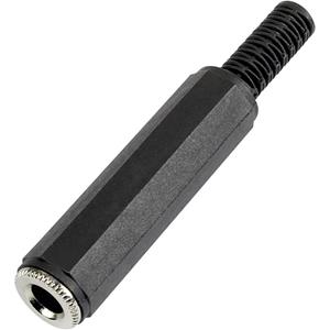 Jackplug 6.35 mm Bus, recht TRU Components Mono Aantal polen: 2